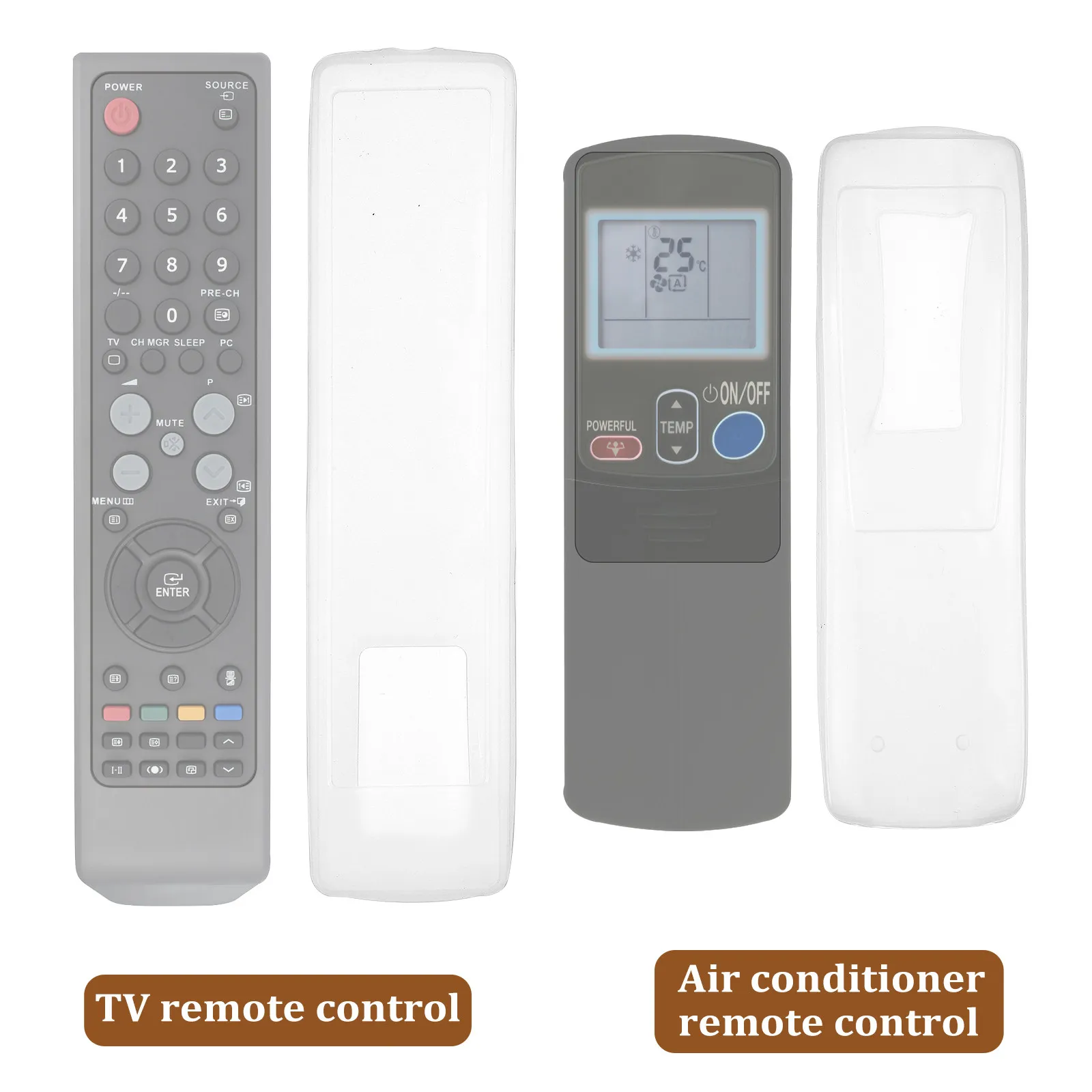 6pcs Clear Silicone Remote Controller Dustproof Cover Remote Control Protective Case For Television Air Conditioner Controller
6pcs Clear Silicone Remote Controller Dustproof Cover Remote Control Protective Case For Television Air Conditioner Controller