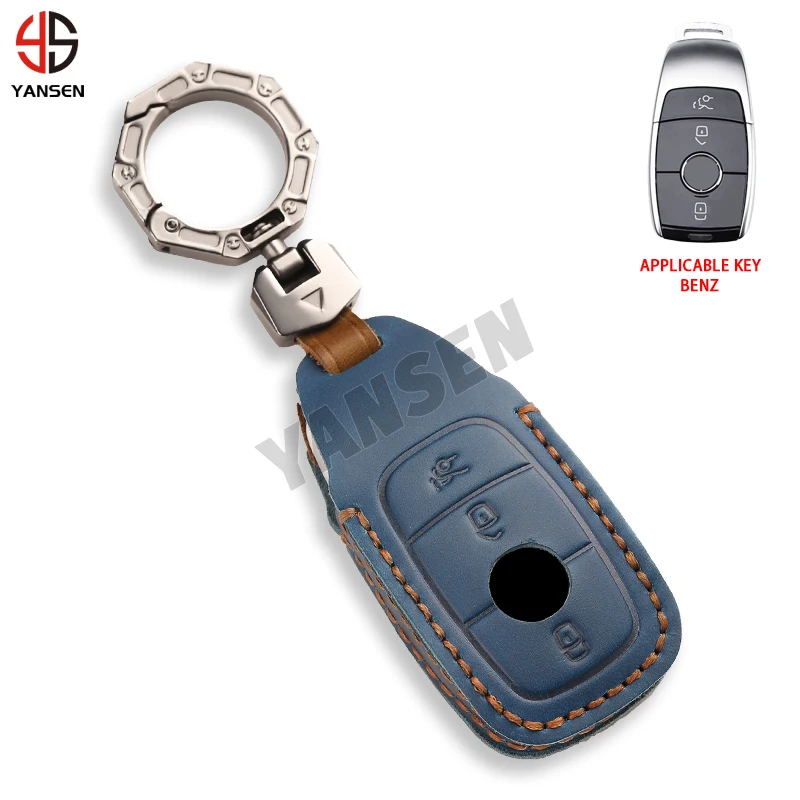 Key Case Shell Fob for Mercedes Benz 2017 E Class W213 E200 E260 E300 E320 2018 S Class GLS GLA Genuine Leather Cover Keychain
Key Case Shell Fob for Mercedes Benz 2017 E Class W213 E200 E260 E300 E320 2018 S Class GLS GLA Genuine Leather Cover Keychain