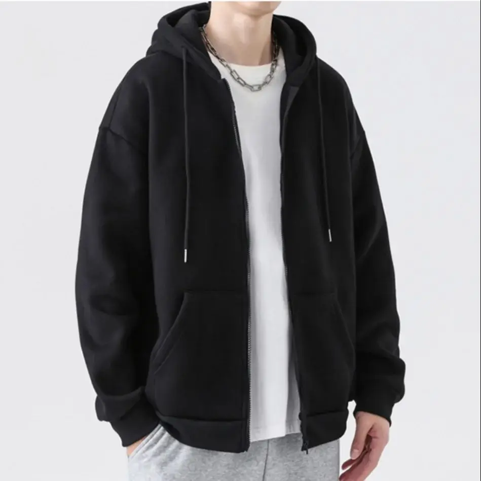 Men's thick casual zipper hoodie comes in three colors suitable for outdoor sports and hiking and can be machine washed
Men's thick casual zipper hoodie comes in three colors suitable for outdoor sports and hiking and can be machine washed