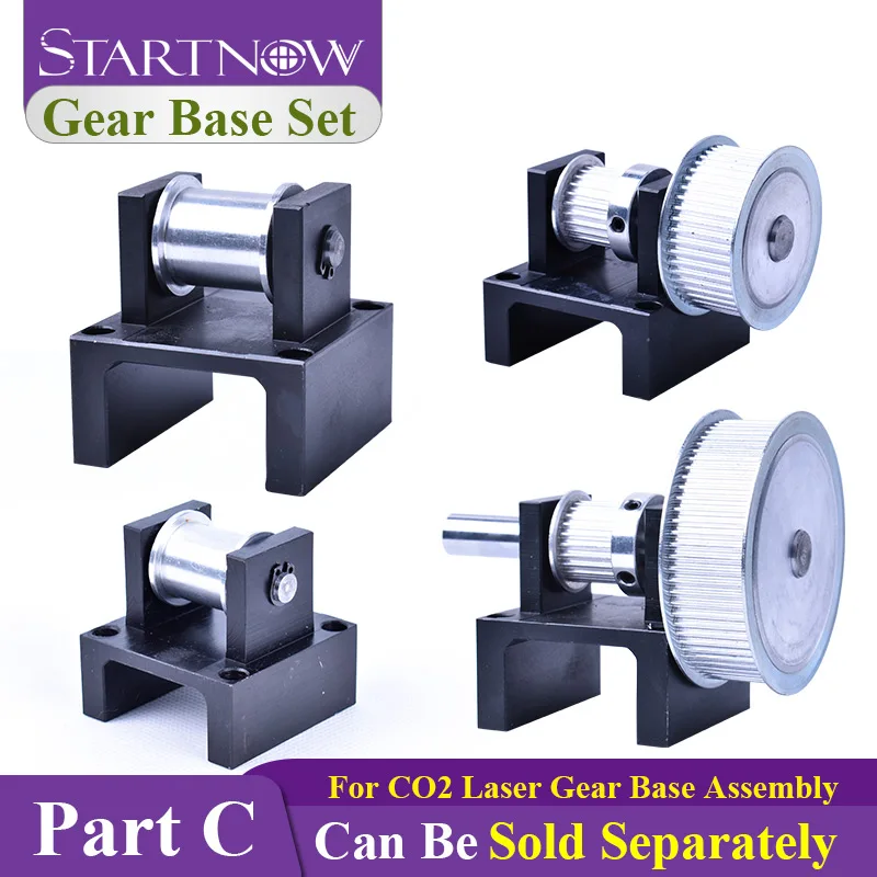 Startnow Gear Base Set Reduction Pulley Belt Tensioner Assembly for CO2 Laser Engraving Cutting Machine X Y Axis Drive Parts
Startnow Gear Base Set Reduction Pulley Belt Tensioner Assembly for CO2 Laser Engraving Cutting Machine X Y Axis Drive Parts