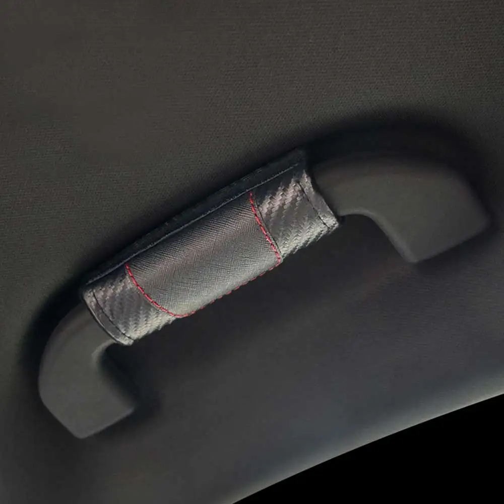 2Pcs Black Car Roof Armrest Gloves Carbon Fiber Pattern Car Roof Handle Cover Protection Universal Car Interior Accessories
2Pcs Black Car Roof Armrest Gloves Carbon Fiber Pattern Car Roof Handle Cover Protection Universal Car Interior Accessories