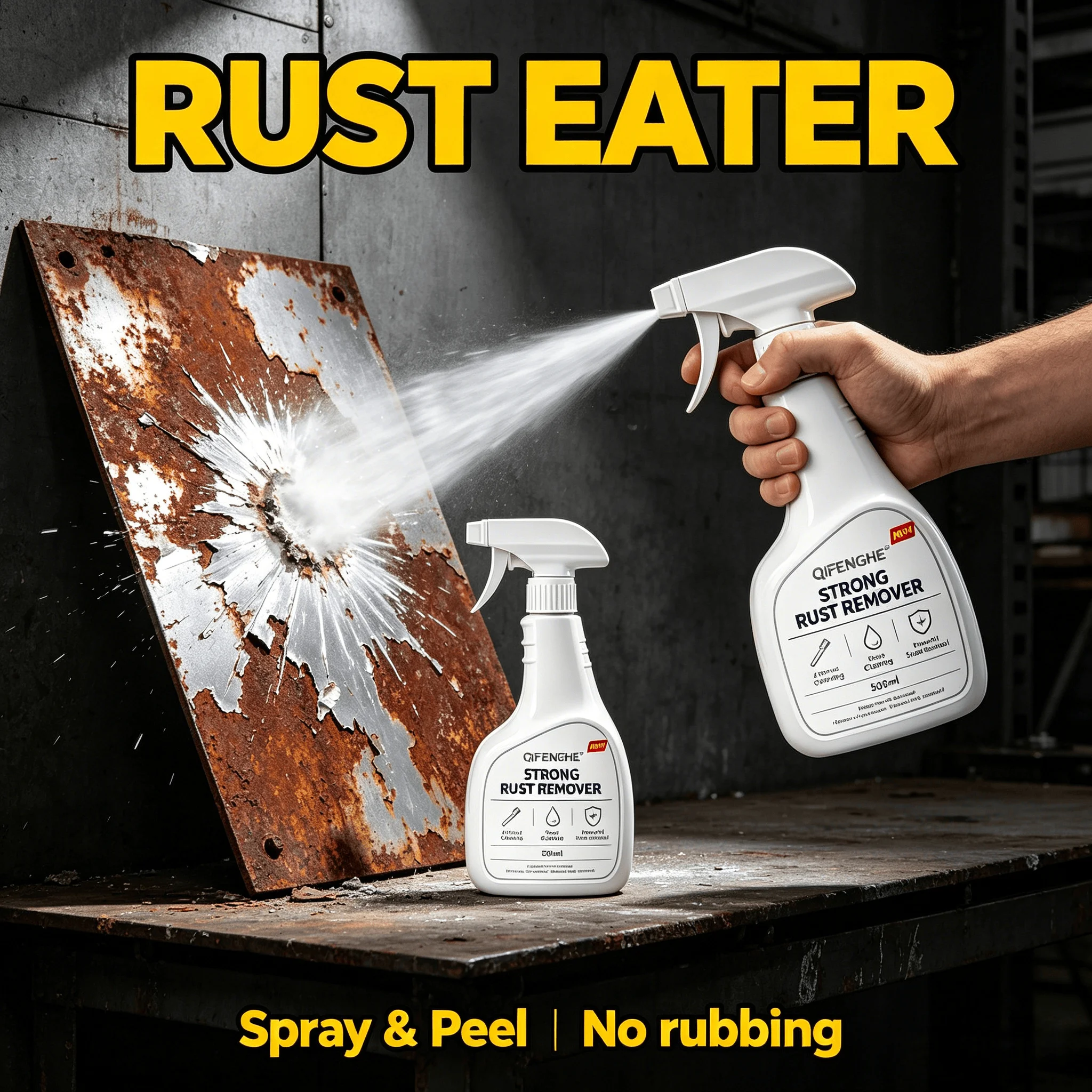 500ml Rust Remover - Removes Rust & Dirt, Anti-rust, Safe on All Metals.
500ml Rust Remover - Removes Rust & Dirt, Anti-rust, Safe on All Metals.