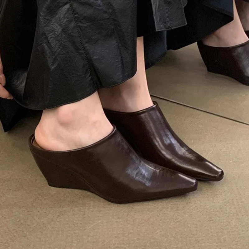Women High Heels Platform Sandals Wedges Slippers Pointed Toe Shoes Summer Designer 2025 Sexy Slingback Flip Flops Slides Mujer
Women High Heels Platform Sandals Wedges Slippers Pointed Toe Shoes Summer Designer 2025 Sexy Slingback Flip Flops Slides Mujer