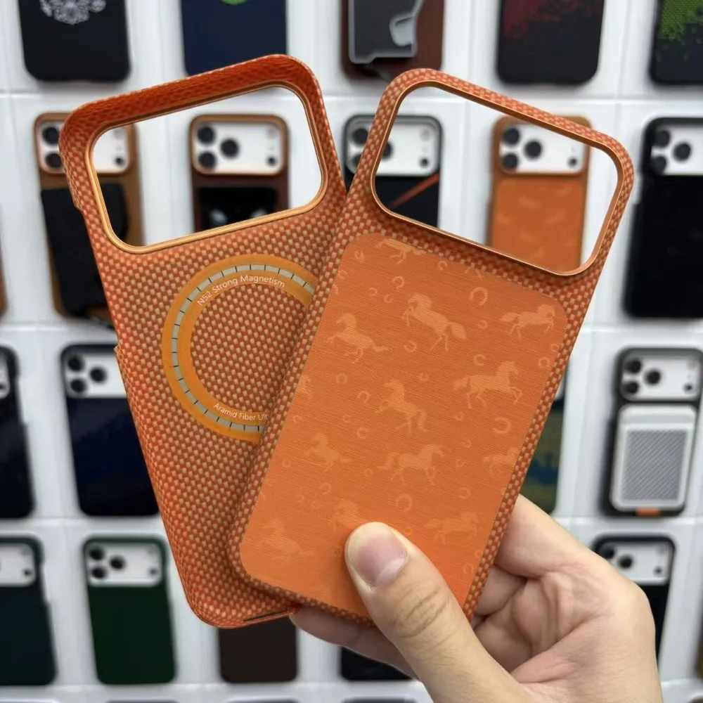 For Iphone 17 Pro/ 17 Pro Max With Magsafe Case Magnetic Carbon Fiber + Leather Phone Cover For Iphone 17 Pro Max Carbon Case
For Iphone 17 Pro/ 17 Pro Max With Magsafe Case Magnetic Carbon Fiber + Leather Phone Cover For Iphone 17 Pro Max Carbon Case