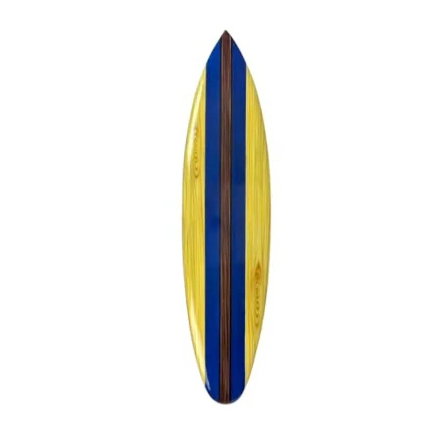 Vintage-Inspired Blue Striped Wooden Surfboard Wall Art: Coastal Beach Home Decoration, Large 39-Inch Hanging Board with Classi
Vintage-Inspired Blue Striped Wooden Surfboard Wall Art: Coastal Beach Home Decoration, Large 39-Inch Hanging Board with Classi