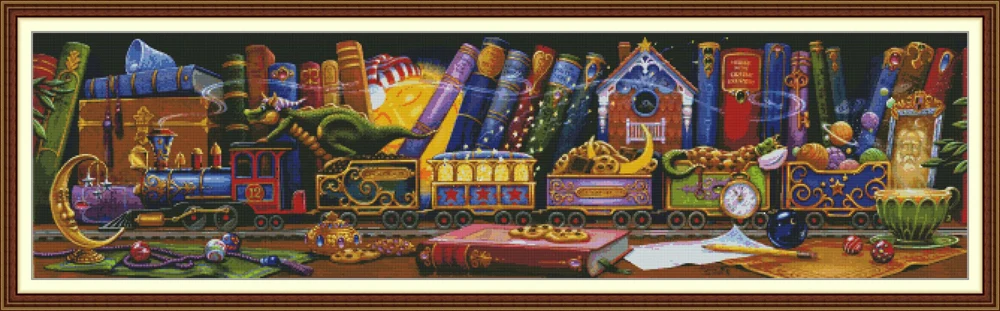 Набор для вышивки крестом Dream Train Aida 14ct 11ct, канва, вышивка крестиком, рукоделие, вышивка, сделай сам, ручная работа
Набор для вышивки крестом Dream Train Aida 14ct 11ct, канва, вышивка крестиком, рукоделие, вышивка, сделай сам, ручная работа