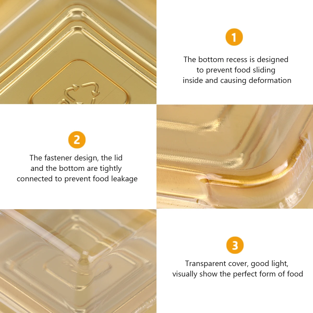100 Pcs Food Packaging Boxes Safe Plastic Cake Slice Containers Biscuits Square Box Lightweight Wedding Birthday
100 Pcs Food Packaging Boxes Safe Plastic Cake Slice Containers Biscuits Square Box Lightweight Wedding Birthday