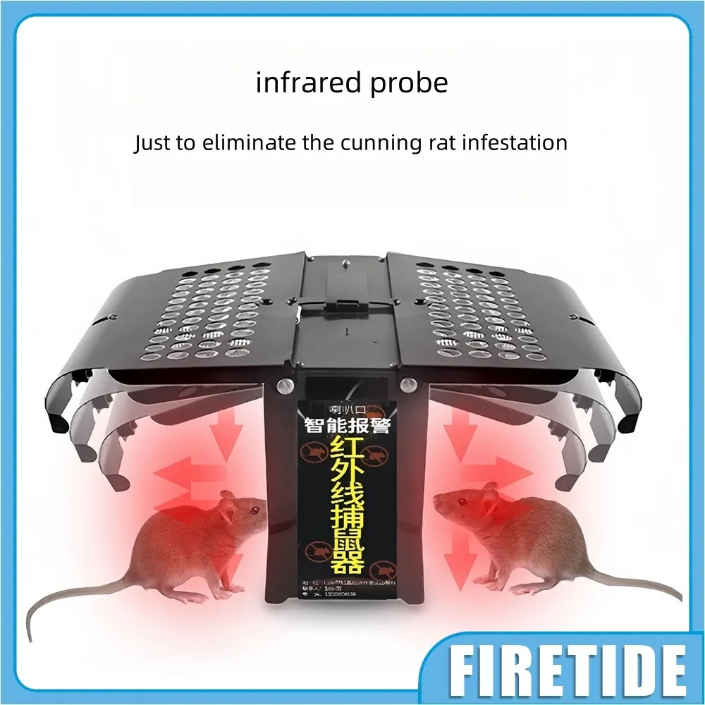 Smart Infrared Mouse Trap Indoor, Reusable Indoor Mouse/Rat Trap for Home Kitchen Garage, USB Rechargeable Reusable Rat Cage
Smart Infrared Mouse Trap Indoor, Reusable Indoor Mouse/Rat Trap for Home Kitchen Garage, USB Rechargeable Reusable Rat Cage