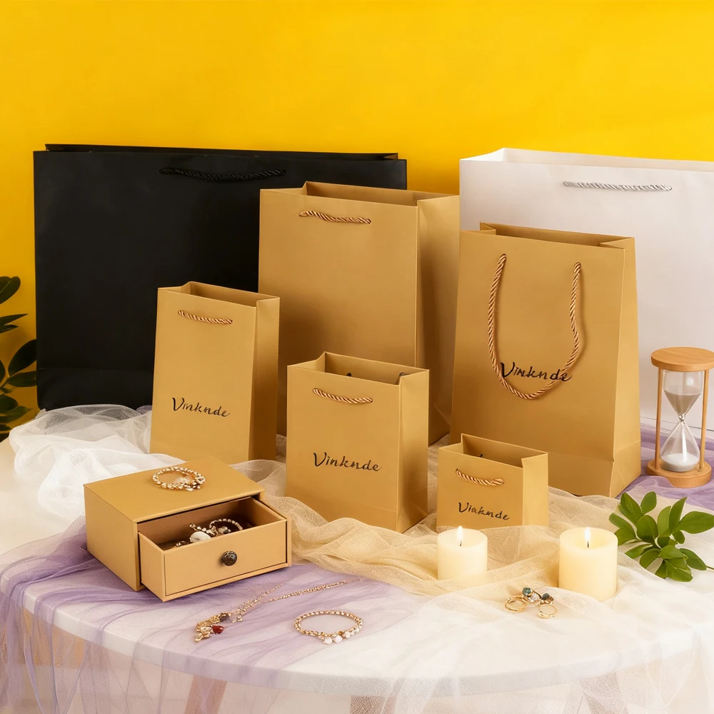 50 упаковок 13x7x16 см, подарочная упаковка для ювелирных изделий, большая сумка для покупок, канцелярские принадлежности, свадебная сумка, бежевый бумажный бутик-органайзер, мешок для печенья
50 упаковок 13x7x16 см, подарочная упаковка для ювелирных изделий, большая сумка для покупок, канцелярские принадлежности, свадебная сумка, бежевый бумажный бутик-органайзер, мешок для печенья