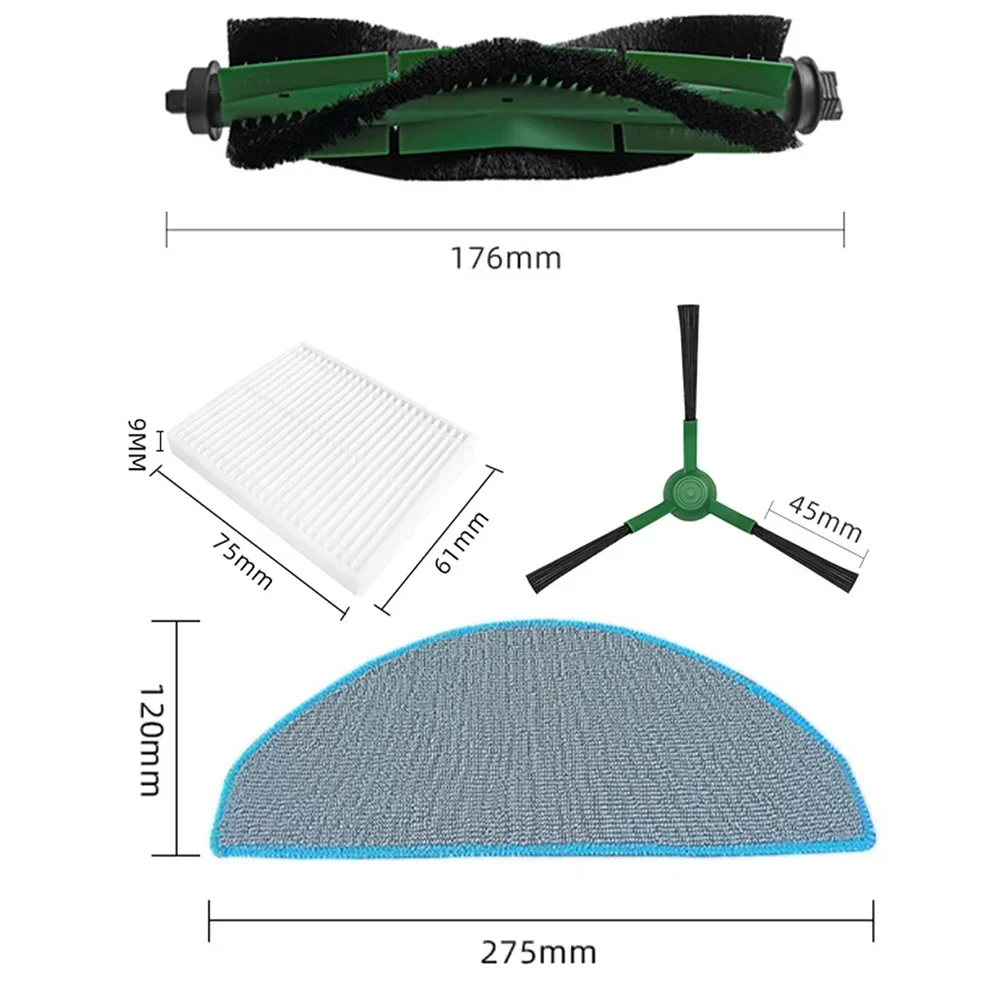 Main Brush Mop Cloth Side Brush Filter Vacuum Cleaner Replacement Parts Kit For Roomba For Combo Essential Y0140 (Y014020) Y0110
Main Brush Mop Cloth Side Brush Filter Vacuum Cleaner Replacement Parts Kit For Roomba For Combo Essential Y0140 (Y014020) Y0110