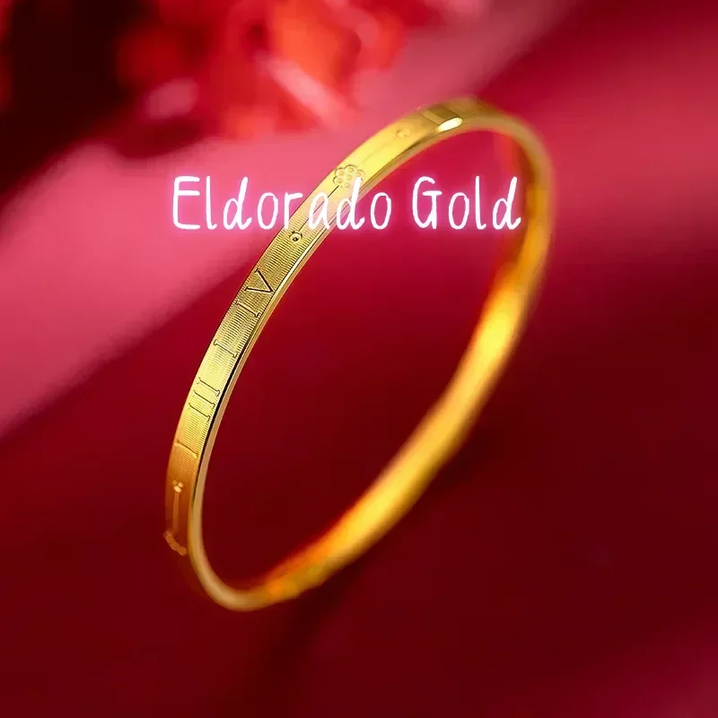 Eldorado Gold 9999 real gold 24K 1314 Bracelet Women's Gold Plated Roman Numerals Lifetime
Eldorado Gold 9999 real gold 24K 1314 Bracelet Women's Gold Plated Roman Numerals Lifetime