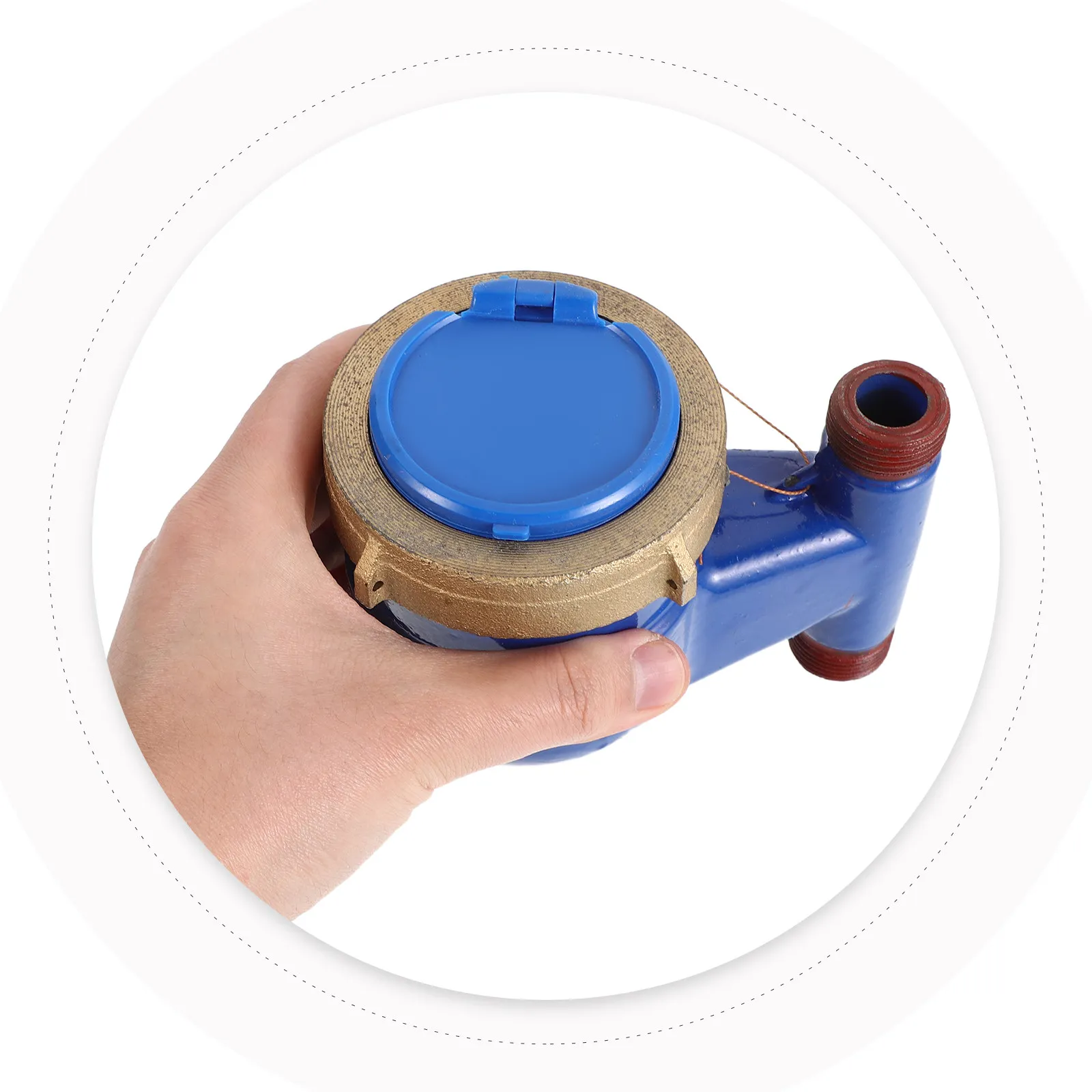 Rotary Vane Vertical Pipe Water Meter Dn15 Leakproof Dripproof High Sensitivity Home Water Usage Monitor for Garden
Rotary Vane Vertical Pipe Water Meter Dn15 Leakproof Dripproof High Sensitivity Home Water Usage Monitor for Garden