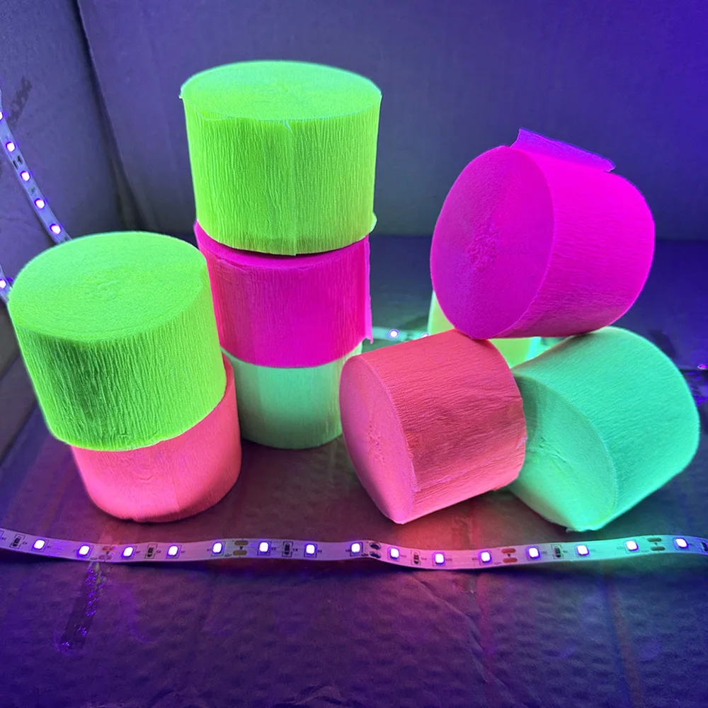 Glow in The Dark Party Neon Crepe Paper UV Reactive Streamers Backdrop Birthday Holiday Fiesta Decorations Fluorescent Green
Glow in The Dark Party Neon Crepe Paper UV Reactive Streamers Backdrop Birthday Holiday Fiesta Decorations Fluorescent Green