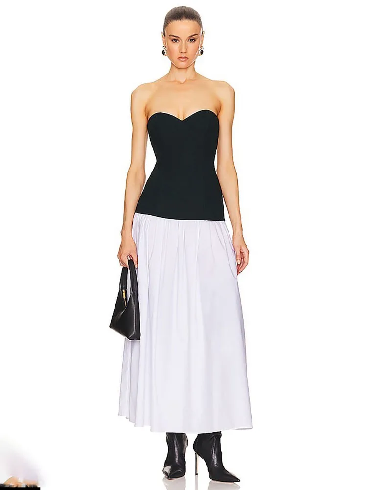 y2k spring/summer fishbone bustier splicing black and white color blocking short dresses2024 tight sleeveless dresses for prom
y2k spring/summer fishbone bustier splicing black and white color blocking short dresses2024 tight sleeveless dresses for prom