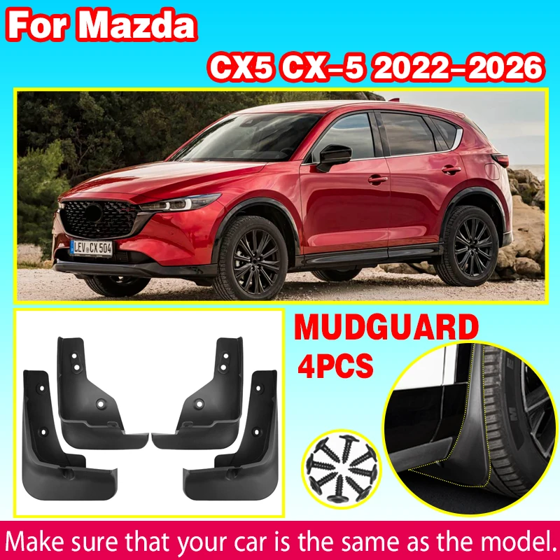 For Mazda CX5 CX-5 2022-2026 Mud Flap Guards Splash Mudguard Fender Mudflaps Prevent Mud Splashing Car Accessories Front Rear 4x
For Mazda CX5 CX-5 2022-2026 Mud Flap Guards Splash Mudguard Fender Mudflaps Prevent Mud Splashing Car Accessories Front Rear 4x