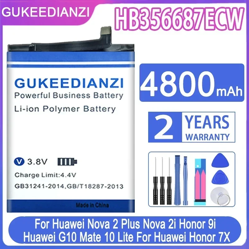 GUKEEDIANZI Аккумулятор HB 356687 ЭКВ для Huawei Nova 2Plus 2i 2S 3i 4e для Huawei P30 Lite Mate SE G10 Mate 10 Lite для Honor 7X/9i
GUKEEDIANZI Аккумулятор HB 356687 ЭКВ для Huawei Nova 2Plus 2i 2S 3i 4e для Huawei P30 Lite Mate SE G10 Mate 10 Lite для Honor 7X/9i