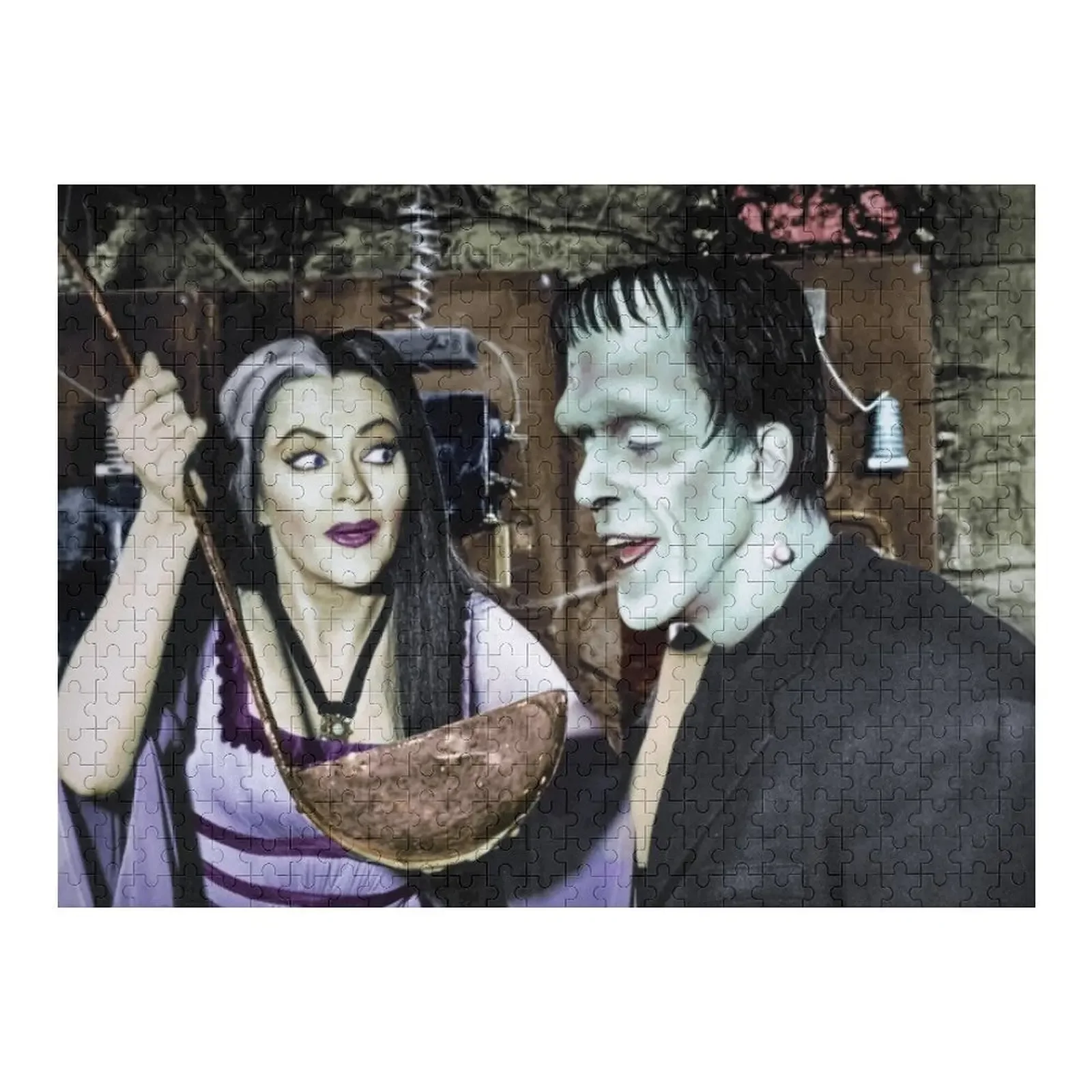 Lily and Herman Munster Jigsaw Puzzle Woodens For Adults Personalize Puzzle
Lily and Herman Munster Jigsaw Puzzle Woodens For Adults Personalize Puzzle