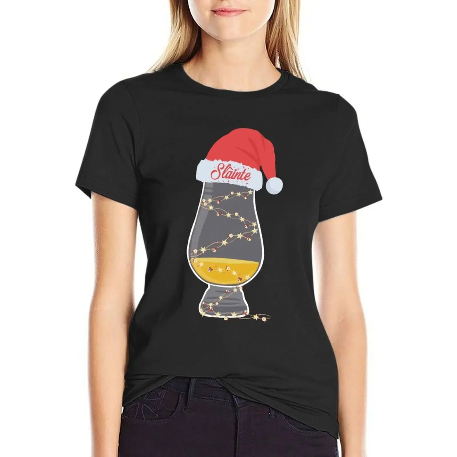 Christmas scotch whisky glass slainte santa hat T-Shirt tees quick drying vintage clothes fashion woman blouse 2025
Christmas scotch whisky glass slainte santa hat T-Shirt tees quick drying vintage clothes fashion woman blouse 2025