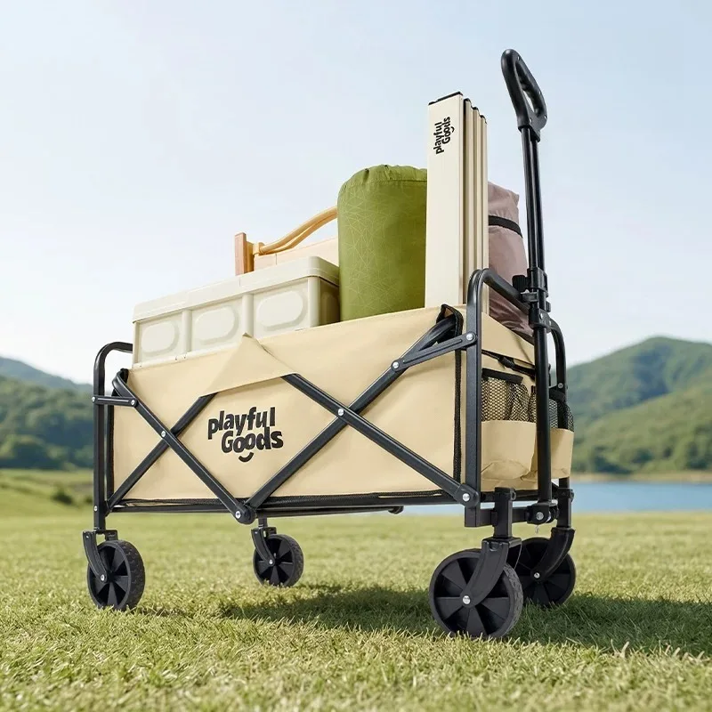 Collapsible Outdoor Wagon Cart Telescopic Handle Trolley for Camping Picnic and Grocery Transport Convenient Camping Gear
Collapsible Outdoor Wagon Cart Telescopic Handle Trolley for Camping Picnic and Grocery Transport Convenient Camping Gear