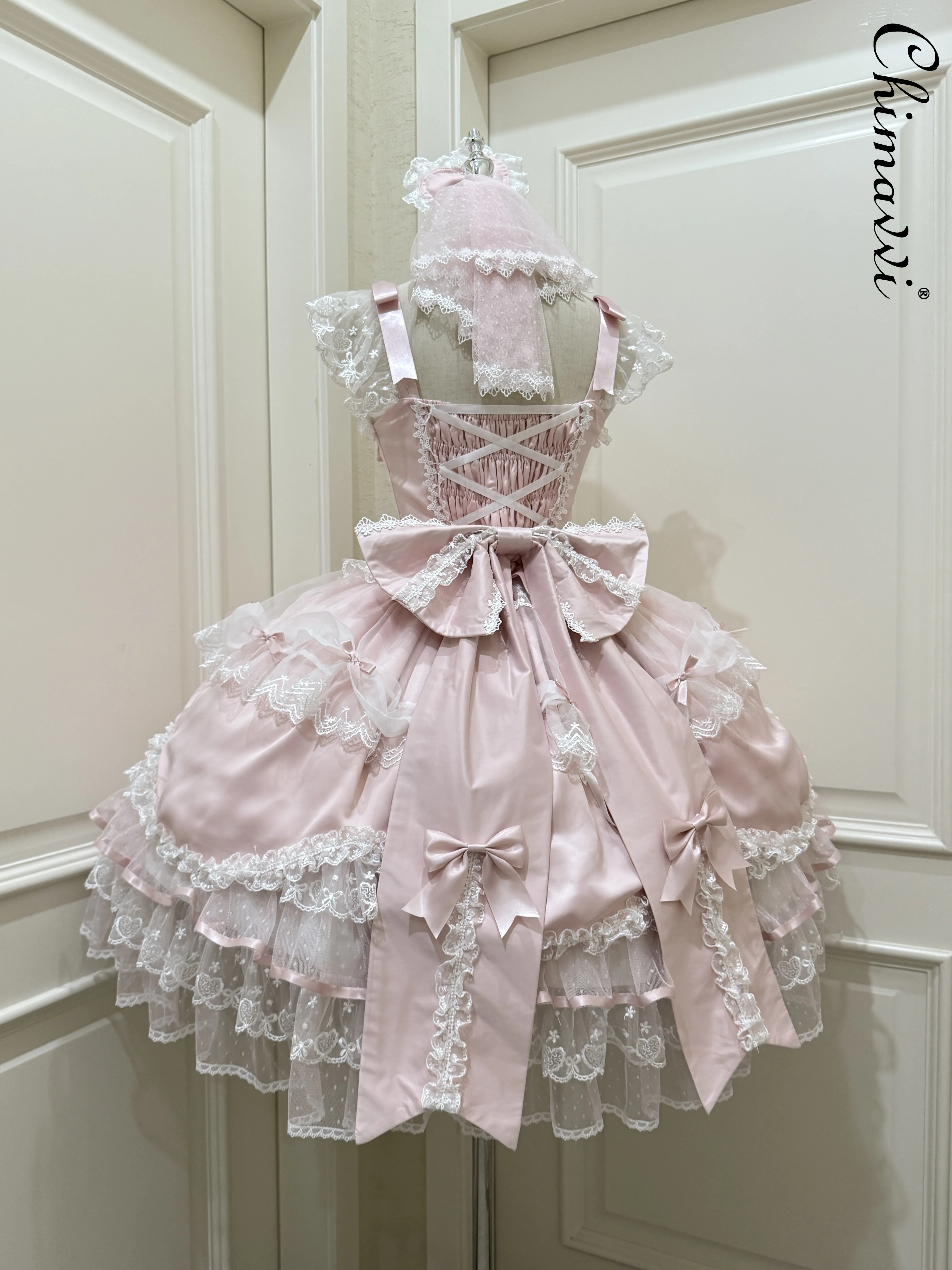 Original Doll Lolita Princess JSK Strap Dress girls Super Fairy Cute Bow High Waist Birthday Party Elegant LO Dresses Women
Original Doll Lolita Princess JSK Strap Dress girls Super Fairy Cute Bow High Waist Birthday Party Elegant LO Dresses Women