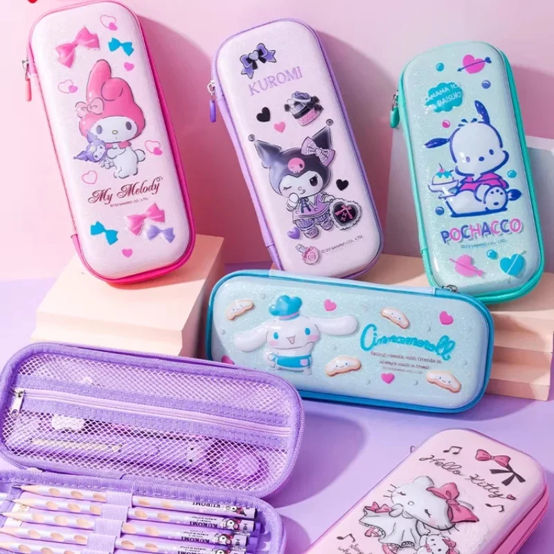 Пенал IiGEN Cute Hello Kitty Shiny Eva Stereo, пенал для девочек Cinnamoroll, вместительный пенал, подарок
Пенал IiGEN Cute Hello Kitty Shiny Eva Stereo, пенал для девочек Cinnamoroll, вместительный пенал, подарок