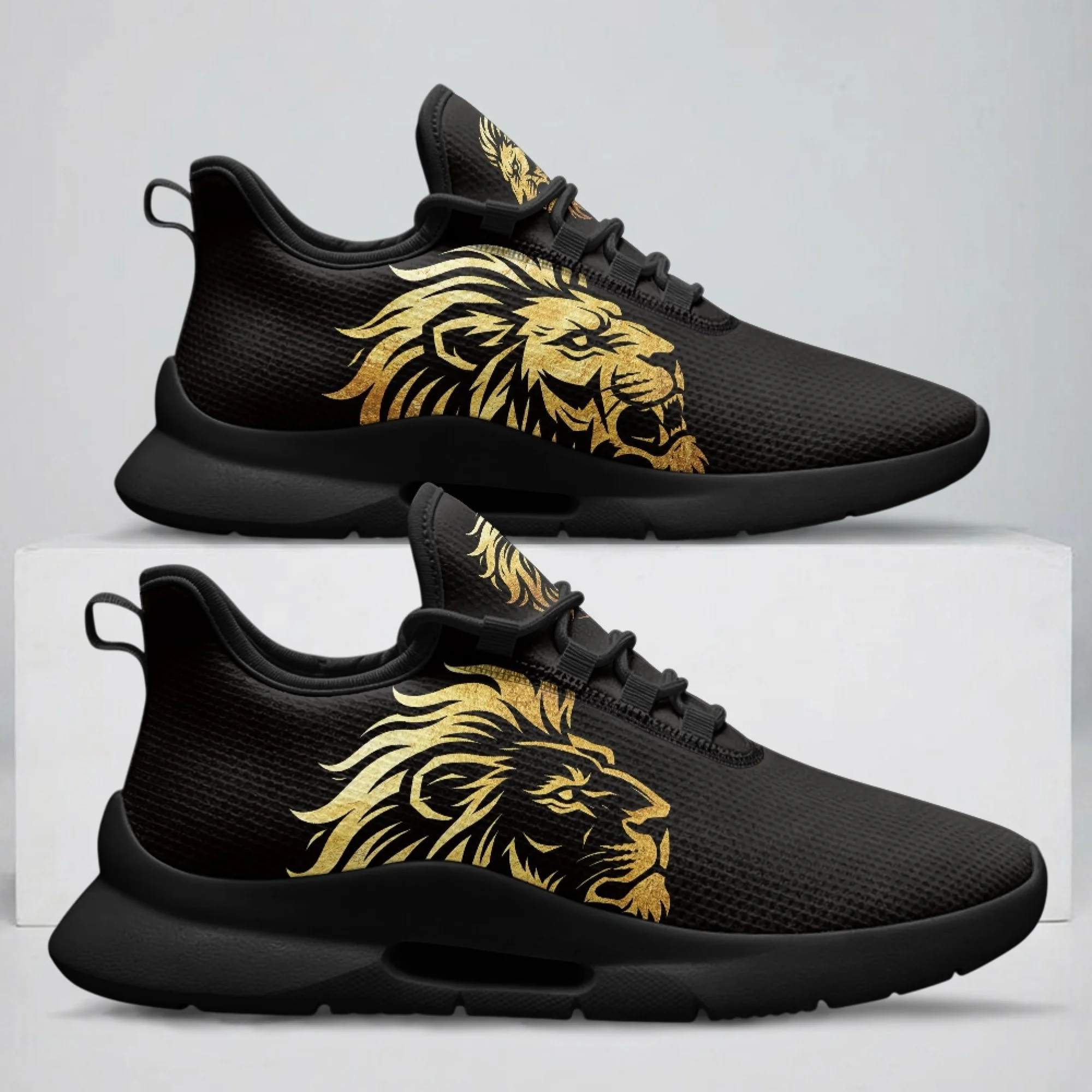 XIXIRIMIDO Cool Lion Lace-up Casual Shoes Mens Sneakers Comfortable Mesh Breathable Walking Shoes Women's Fashion Sneakers 35-48
XIXIRIMIDO Cool Lion Lace-up Casual Shoes Mens Sneakers Comfortable Mesh Breathable Walking Shoes Women's Fashion Sneakers 35-48