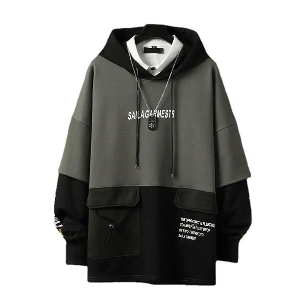 Men Winter Hoodie Loose Hooded Patchwork Keep Warm Pocket Long Sleeves Hoodie Korean moletom masculinos
Men Winter Hoodie Loose Hooded Patchwork Keep Warm Pocket Long Sleeves Hoodie Korean moletom masculinos