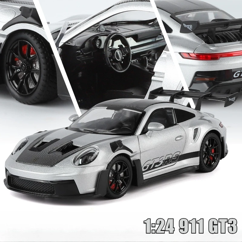 1:24 911 GT3 RS Sports Car Diecast Metal Alloy Model car Sound Light Vehicle Hobbies Collection Kids Toy Gifts
1:24 911 GT3 RS Sports Car Diecast Metal Alloy Model car Sound Light Vehicle Hobbies Collection Kids Toy Gifts