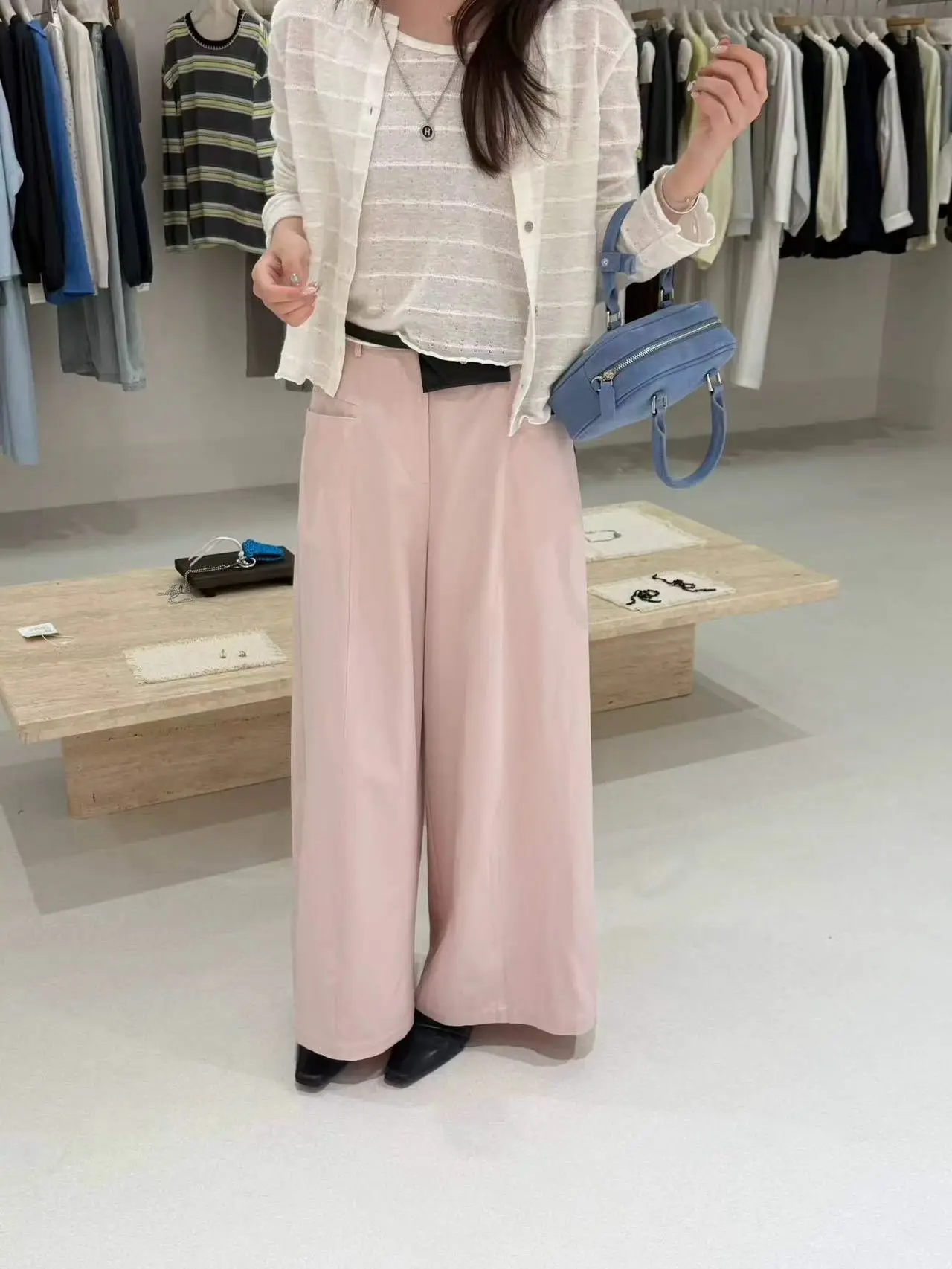 High Waist Straight Leg Casual Pants Korean Style Simple Versatile Slimming 31648 Lilian Commute Fashion Ladies Trousers
High Waist Straight Leg Casual Pants Korean Style Simple Versatile Slimming 31648 Lilian Commute Fashion Ladies Trousers