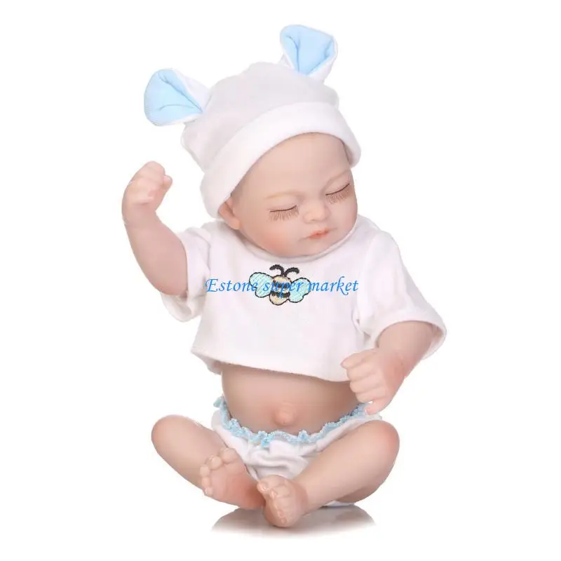090B 27cm Reborns Toddler Realistic Girl Doll with Color Diaper Bonnets Soft Doll
090B 27cm Reborns Toddler Realistic Girl Doll with Color Diaper Bonnets Soft Doll
