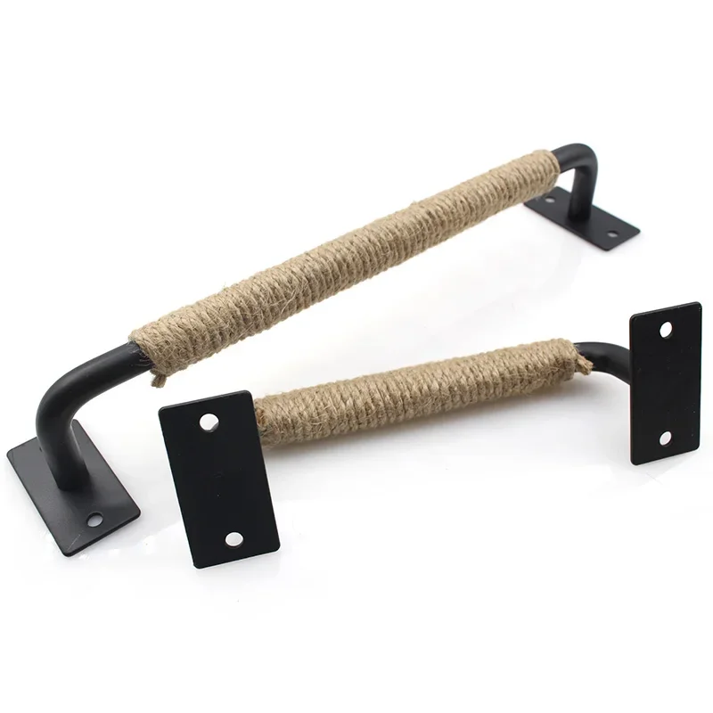 Hemp Rope Hand Grip Sliding Barn Door Handle Pull Cabinet Hardware Wood Interior Door Furniture Rustic Carbon Closet Gates Knobs
Hemp Rope Hand Grip Sliding Barn Door Handle Pull Cabinet Hardware Wood Interior Door Furniture Rustic Carbon Closet Gates Knobs