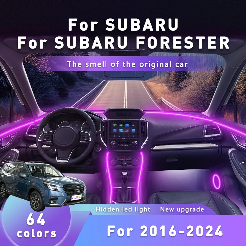 FILIPLI For The SUBARU FORESTER For 2019 Multi Color RGB Car Ambient Light Strip Waterproof Car Interior Light Easy To Install
FILIPLI For The SUBARU FORESTER For 2019 Multi Color RGB Car Ambient Light Strip Waterproof Car Interior Light Easy To Install