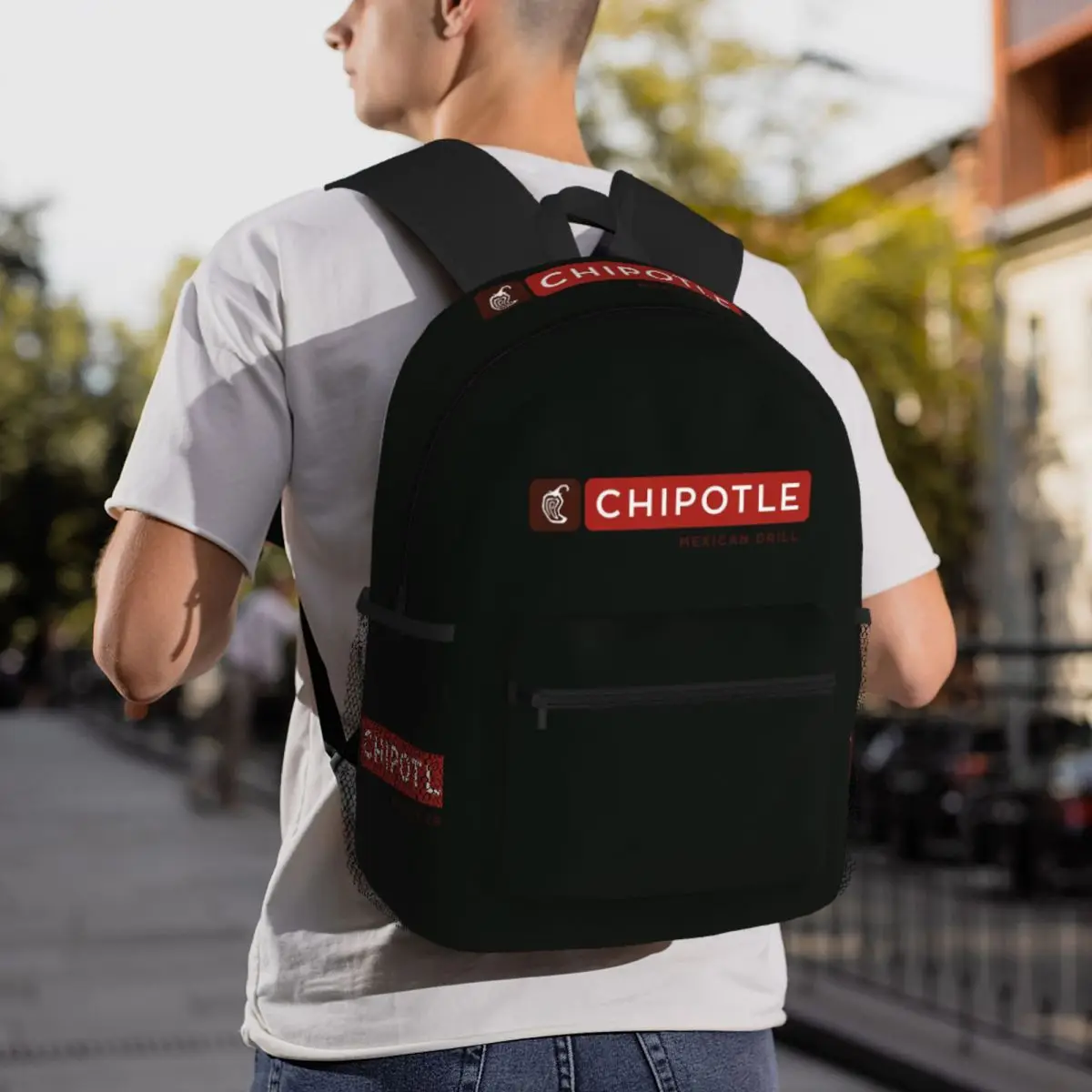 Funny Chipotle Mexican Grill 16 Backpack Daypack Large Capacity Kids BookBag School Bag Shoulder Bags for Men Women
Funny Chipotle Mexican Grill 16 Backpack Daypack Large Capacity Kids BookBag School Bag Shoulder Bags for Men Women
