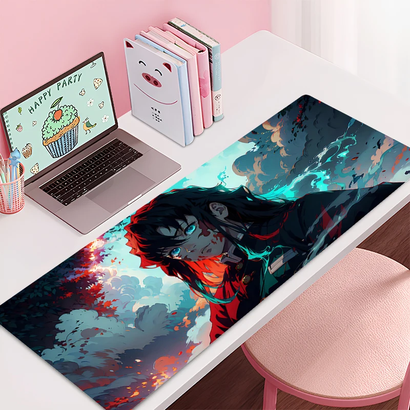 Gaming Mouse Pad Demon Slayer Tokitou Muichirou Accessories Gamer Keyboard Desk Mat Non-Slip ground mat Large PC Anime Mousepad
Gaming Mouse Pad Demon Slayer Tokitou Muichirou Accessories Gamer Keyboard Desk Mat Non-Slip ground mat Large PC Anime Mousepad