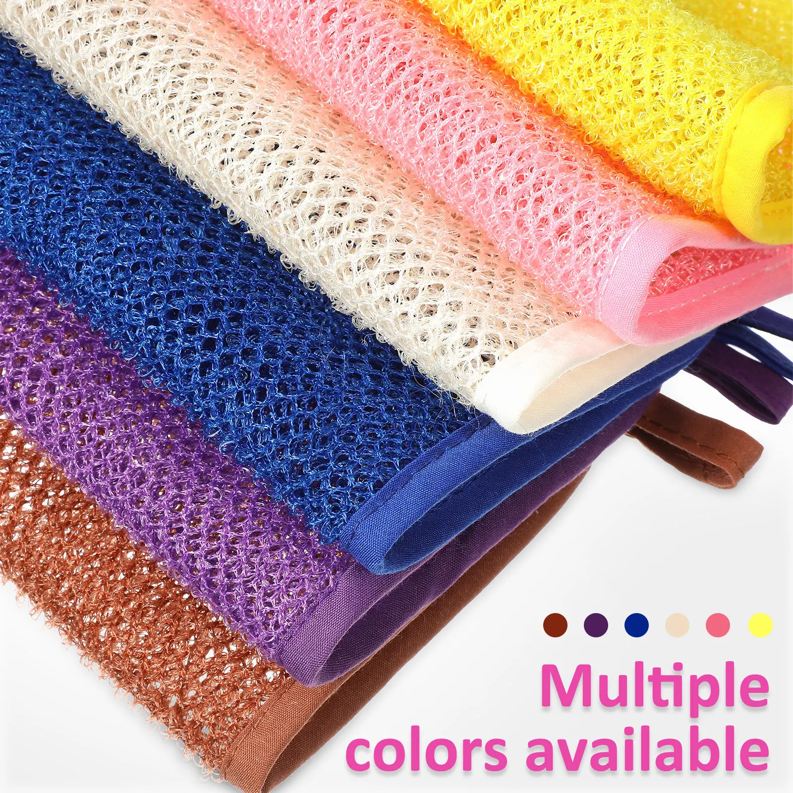 8 Pcs Body Exfoliator Scrubber Cloth Washcloths Bath for Shower Exfoliating Towel
8 Pcs Body Exfoliator Scrubber Cloth Washcloths Bath for Shower Exfoliating Towel