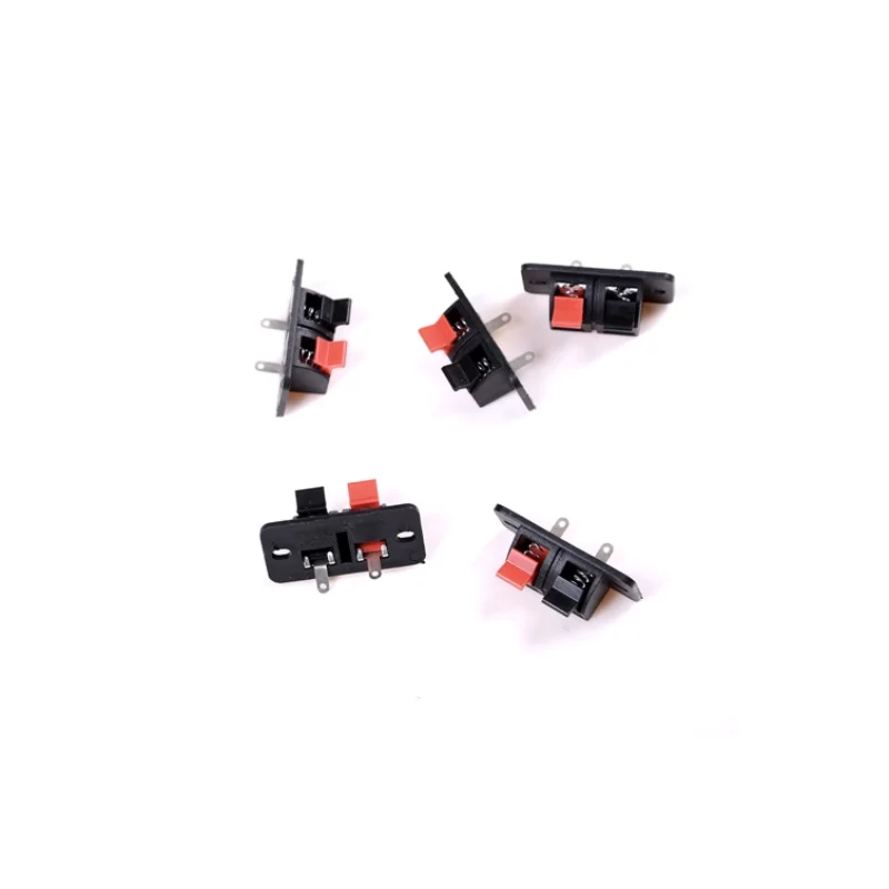 * Wholesale 5x 2 Positions Push in Jack Spring Load Audio Speaker Terminals Panel Connector
* Wholesale 5x 2 Positions Push in Jack Spring Load Audio Speaker Terminals Panel Connector