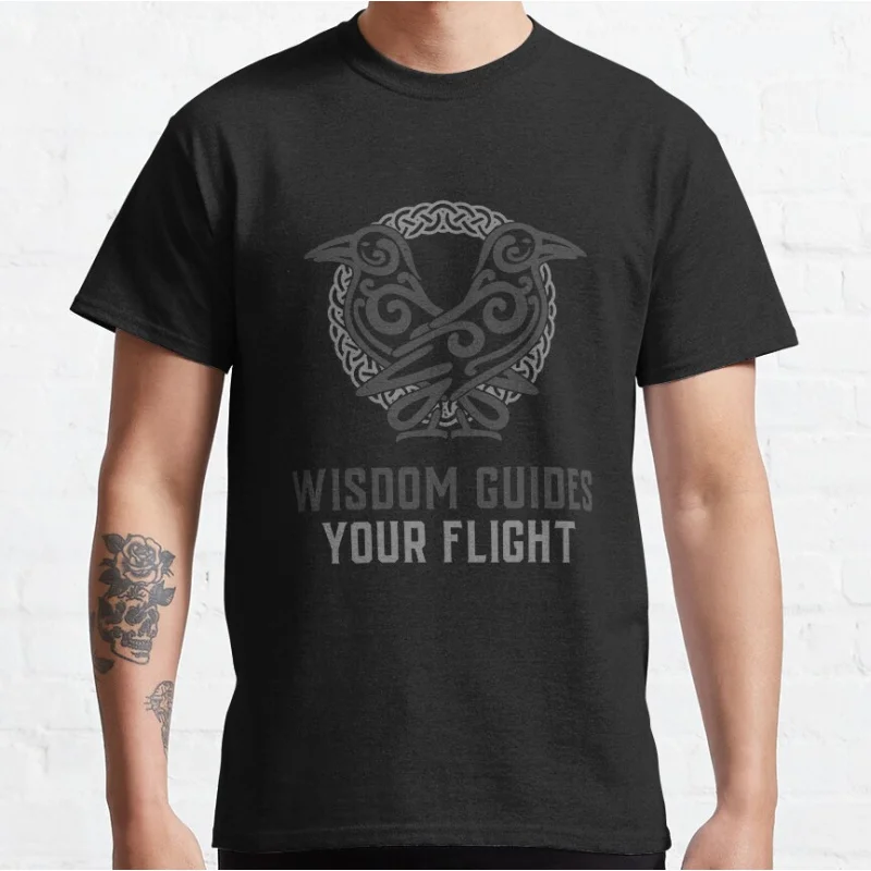 Wisdom guides your flight Norse Myths Nordic Runes Celtic Knots Valhalla God Graphic T Shirts large size Adult tops S-6XL
Wisdom guides your flight Norse Myths Nordic Runes Celtic Knots Valhalla God Graphic T Shirts large size Adult tops S-6XL