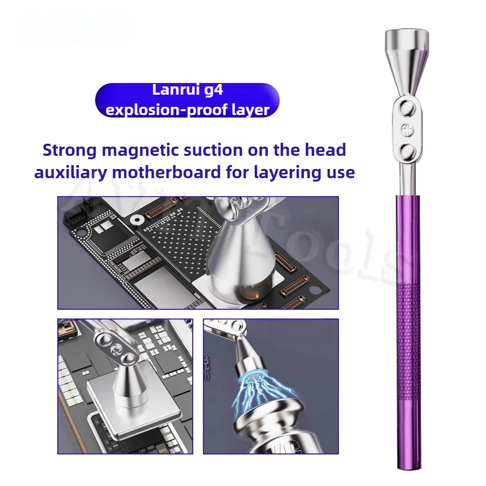 Lanrui G4 Explosion-proof Delaminator Rotate 340° Strong Magneticad Sorption for Assist in Removingthe Cover Layered Motherboard
Lanrui G4 Explosion-proof Delaminator Rotate 340° Strong Magneticad Sorption for Assist in Removingthe Cover Layered Motherboard