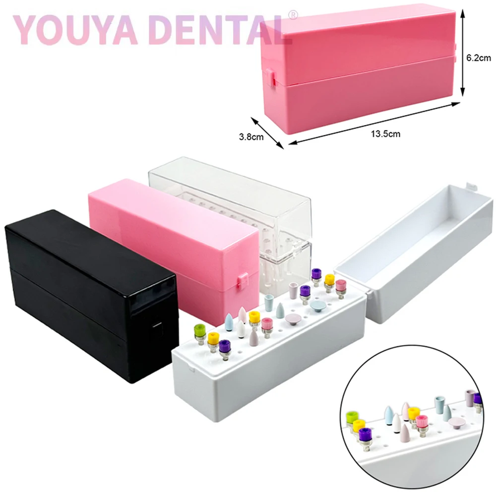 1Pcs 30 Holes Dental Bur Holder Block Burs Needle Drill Diamond Disinfection Box With Dust Cover Nail Grinding Head Storage Box
1Pcs 30 Holes Dental Bur Holder Block Burs Needle Drill Diamond Disinfection Box With Dust Cover Nail Grinding Head Storage Box