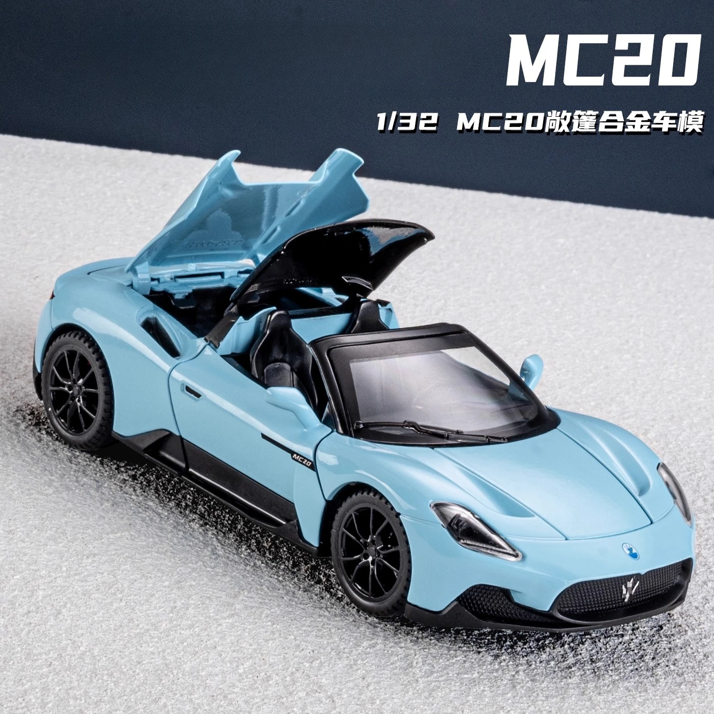 1:32 MC20 Coupe, спортивный автомобиль из сплава, литой под давлением, миниатюрный металлический автомобиль, имитация звука и света, игрушечный автомобиль для мальчиков, быстрый и любимый
1:32 MC20 Coupe, спортивный автомобиль из сплава, литой под давлением, миниатюрный металлический автомобиль, имитация звука и света, игрушечный автомобиль для мальчиков, быстрый и любимый
