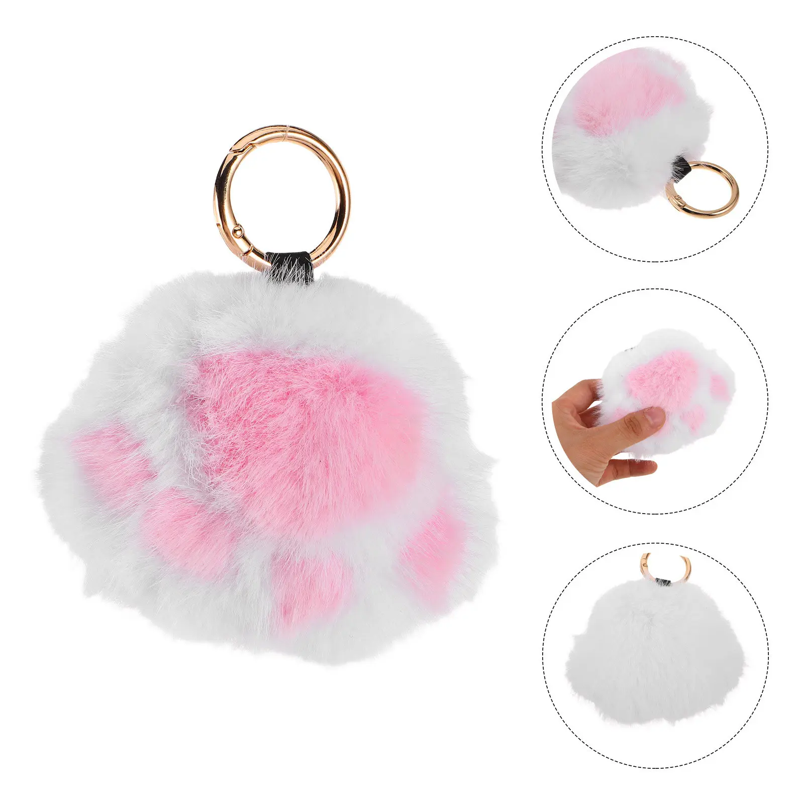 Cat Paw Keychain Soft Touch Cute Bag Charm for Women Girls Print Pendant Wallet Backpack Keyring Accessory
Cat Paw Keychain Soft Touch Cute Bag Charm for Women Girls Print Pendant Wallet Backpack Keyring Accessory