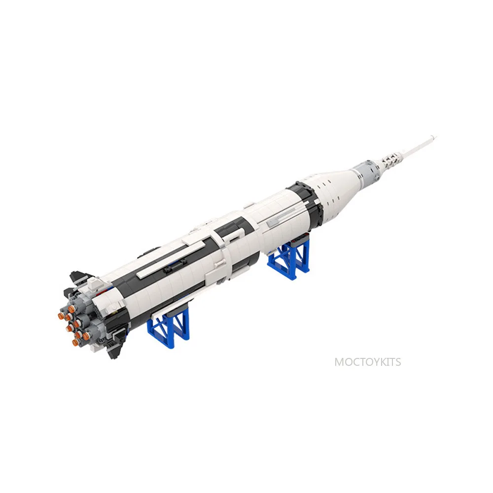 High-tech Skylab Manned Launch Vehicle Saturn IB Space Explore Rocket MOC Building Blocks Sets Kid's Bricks Toys Xmas Gifts
High-tech Skylab Manned Launch Vehicle Saturn IB Space Explore Rocket MOC Building Blocks Sets Kid's Bricks Toys Xmas Gifts