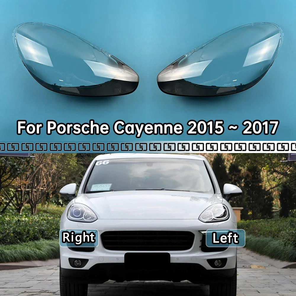 For Porsche Cayenne 2015 2016 2017 Transparent Headlamp Lamp Shell Lens Headlight Cover Plexiglass Replace Original Lampshade
For Porsche Cayenne 2015 2016 2017 Transparent Headlamp Lamp Shell Lens Headlight Cover Plexiglass Replace Original Lampshade