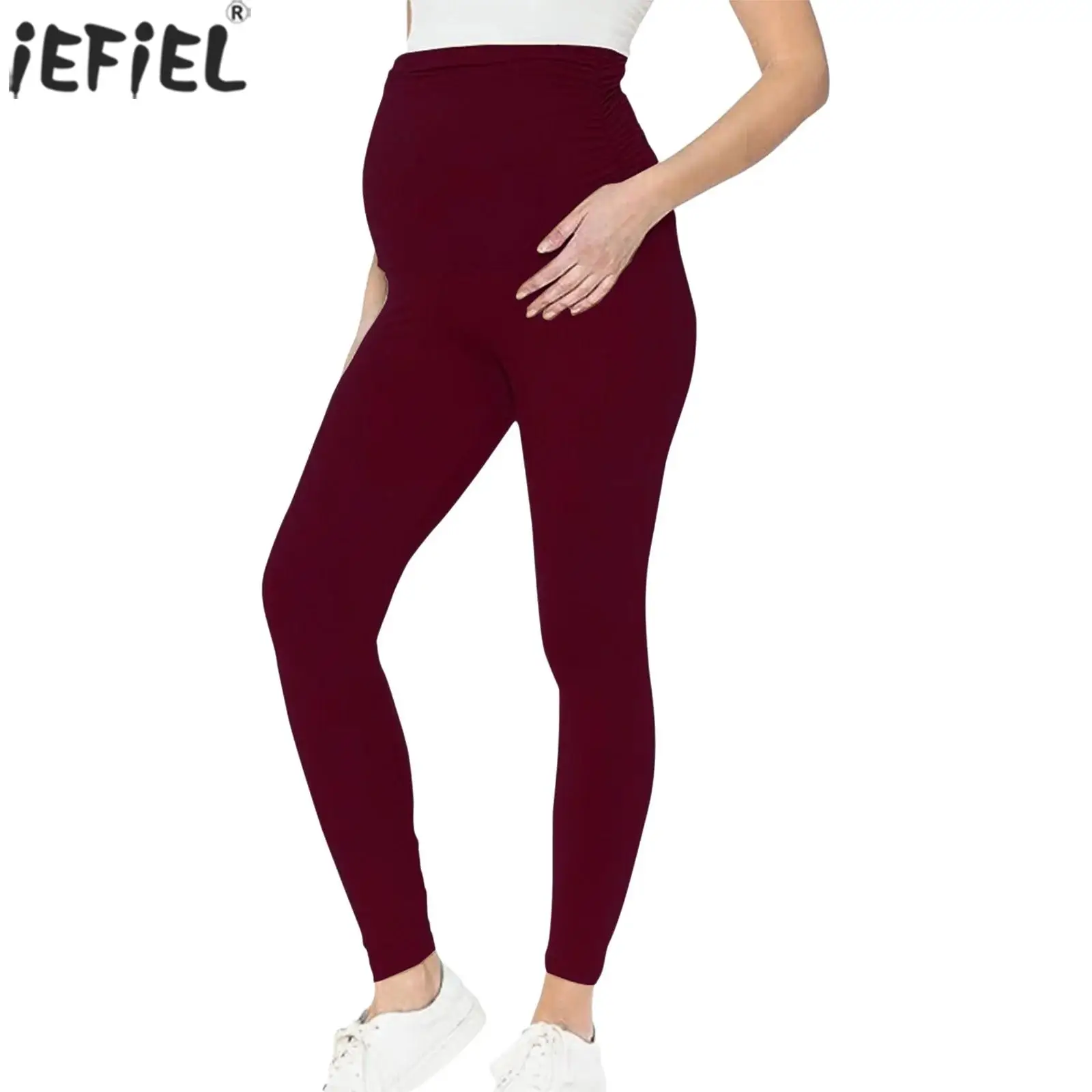 Women's Maternity Leggings Over The Belly High Waist Ruched Stretchy Pregnant Pants Yoga Workout Running Jogging Sportswear
Women's Maternity Leggings Over The Belly High Waist Ruched Stretchy Pregnant Pants Yoga Workout Running Jogging Sportswear