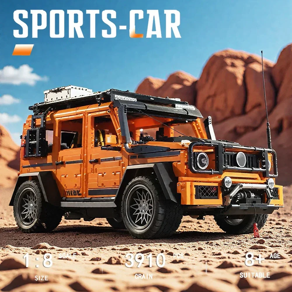 1:8 Remote Control G63 Off-Road Vehicle Building Blocks Technical City SUV Car Model Bricks Toys For Chidlren Birthday Gift MOC
1:8 Remote Control G63 Off-Road Vehicle Building Blocks Technical City SUV Car Model Bricks Toys For Chidlren Birthday Gift MOC