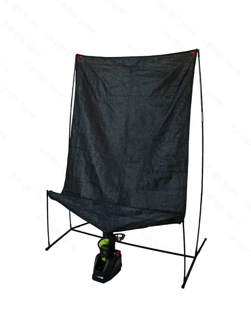 Tennis Ball Machine Self-Help Practice Ball Dispenser Single with Ball Net Portable Simulator Training Coach Assistance