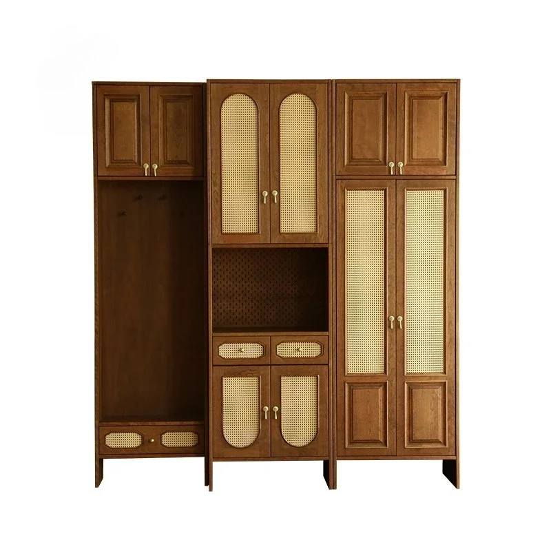 Nordic retro retro solid wood porch cabinets, door change shoe cabinet, foyer cabinet
Nordic retro retro solid wood porch cabinets, door change shoe cabinet, foyer cabinet