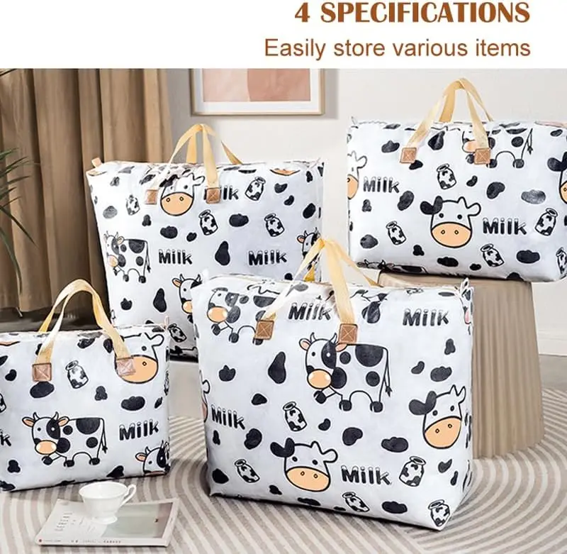 4 Pack Large Capacity Storage Bag, Storage Bags For Clothing, Blanket, Comforters, Bed Sheets, Pillows, Foldable Storage Bags,
4 Pack Large Capacity Storage Bag, Storage Bags For Clothing, Blanket, Comforters, Bed Sheets, Pillows, Foldable Storage Bags,