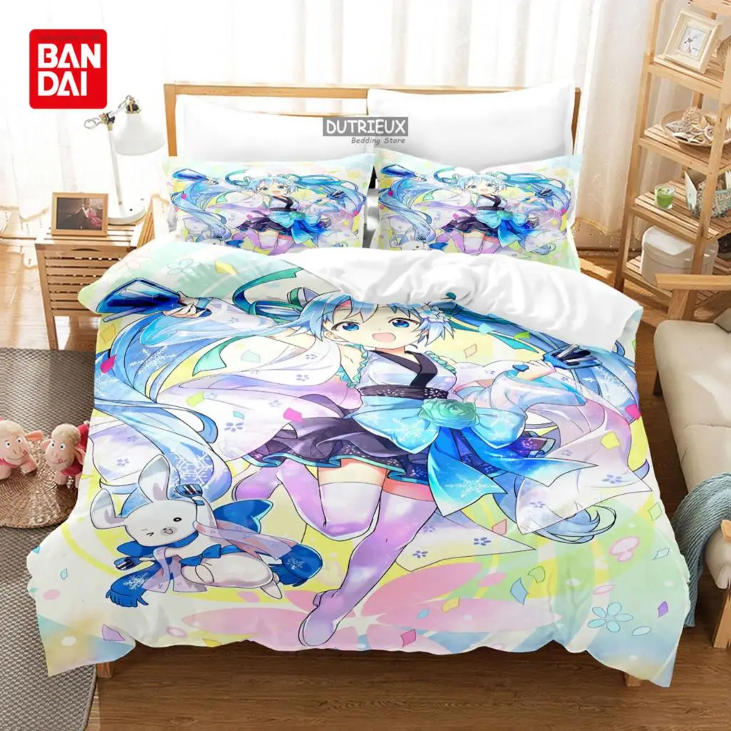 Bandai Hatsune Miku Weak Voice Duvet Cover Sets Bedding Set Quilt Home Decor Twin Single Queen King Anime Gift
Bandai Hatsune Miku Weak Voice Duvet Cover Sets Bedding Set Quilt Home Decor Twin Single Queen King Anime Gift