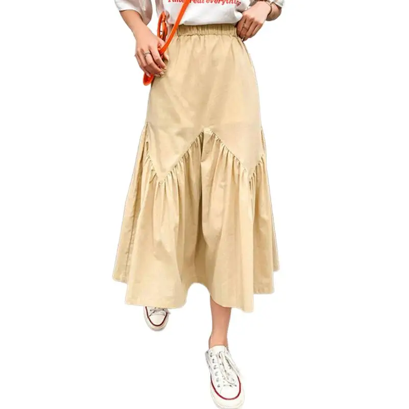 Women Summer Long Skirts High Waist Cotton Ankle-Length Skirts 2024 Vintage Autumn Streetwear Solid Skirts
Women Summer Long Skirts High Waist Cotton Ankle-Length Skirts 2024 Vintage Autumn Streetwear Solid Skirts